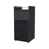 Mini Bar Theba Wengue 38.1x81.3cm sin Cajones y con Tres Comparrtimientos - BARES | Bylmo