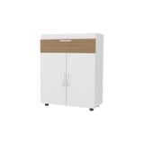 Zapatero Belton Blanco y Fresno 70.6x90cm de Cuatro Niveles Para Diez Pares - ZAPATEROS | Bylmo