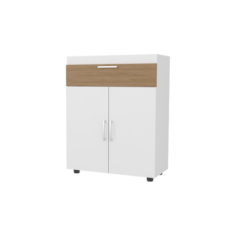 Zapatero Belton Blanco y Fresno 70.6x90cm de Cuatro Niveles Para Diez Pares - ZAPATEROS | Bylmo