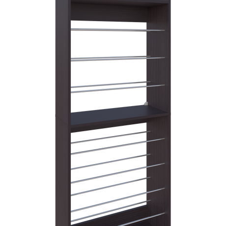 Zapatero Ronald Wengue 63x165.6cm de Nueve Niveles Para Veintisiete Pares - ZAPATEROS | Bylmo