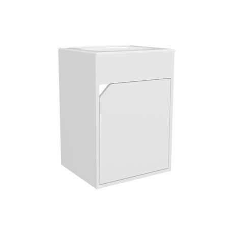 Mueble para Lavamanos Bethel Blanco 39.4x55cm Individual Flotante con Lavamanos Integrado y sin Cajones - MUEBLES PARA LAVAMANOS | Bylmo