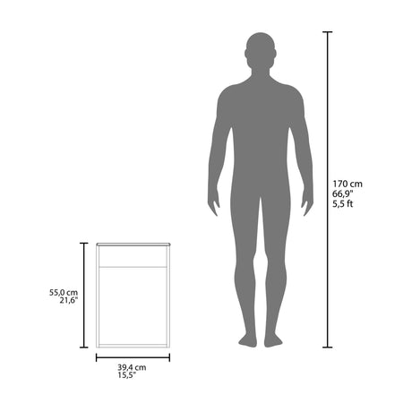 Mueble para Lavamanos Bethel Blanco 39.4x55cm Individual Flotante con Lavamanos Integrado y sin Cajones - MUEBLES PARA LAVAMANOS | Bylmo