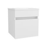 Mueble para Lavamanos Primavera Blanco 44.5x48cm Individual Flotante con Lavamanos Integrado y sin Cajones - MUEBLES PARA LAVAMANOS | Bylmo