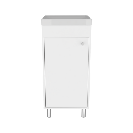 Mueble para Lavamanos Rivera Blanco 40x84cm Individual con Lavamanos Integrado y sin Cajones - MUEBLES PARA LAVAMANOS | Bylmo