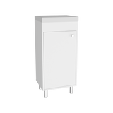 Mueble para Lavamanos Rivera Blanco 40x84cm Individual con Lavamanos Integrado y sin Cajones - MUEBLES PARA LAVAMANOS | Bylmo