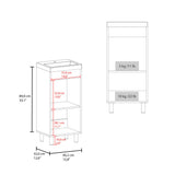 Mueble para Lavamanos Rivera Blanco 40x84cm Individual con Lavamanos Integrado y sin Cajones - MUEBLES PARA LAVAMANOS | Bylmo