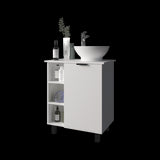 Mueble para Lavamanos Alegra Blanco 62x88.4cm Individual con Lavamanos Vessel y sin Cajones - MUEBLES PARA LAVAMANOS | Bylmo