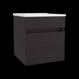 Mueble para Lavamanos Primavera Wengue 44.5x48cm Individual Flotante con Lavamanos Integrado y sin Cajones - MUEBLES PARA LAVAMANOS | Bylmo