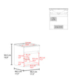 Mueble para Lavamanos Primavera Wengue 44.5x48cm Individual Flotante con Lavamanos Integrado y sin Cajones - MUEBLES PARA LAVAMANOS | Bylmo