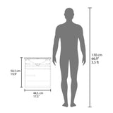 Mueble para Lavamanos Primavera Wengue 44.5x48cm Individual Flotante con Lavamanos Integrado y sin Cajones - MUEBLES PARA LAVAMANOS | Bylmo