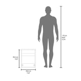 Mueble para Lavamanos Furman Wengue 39.6x49.3cm Individual Flotante con Lavamanos Integrado y sin Cajones - MUEBLES PARA LAVAMANOS | Bylmo