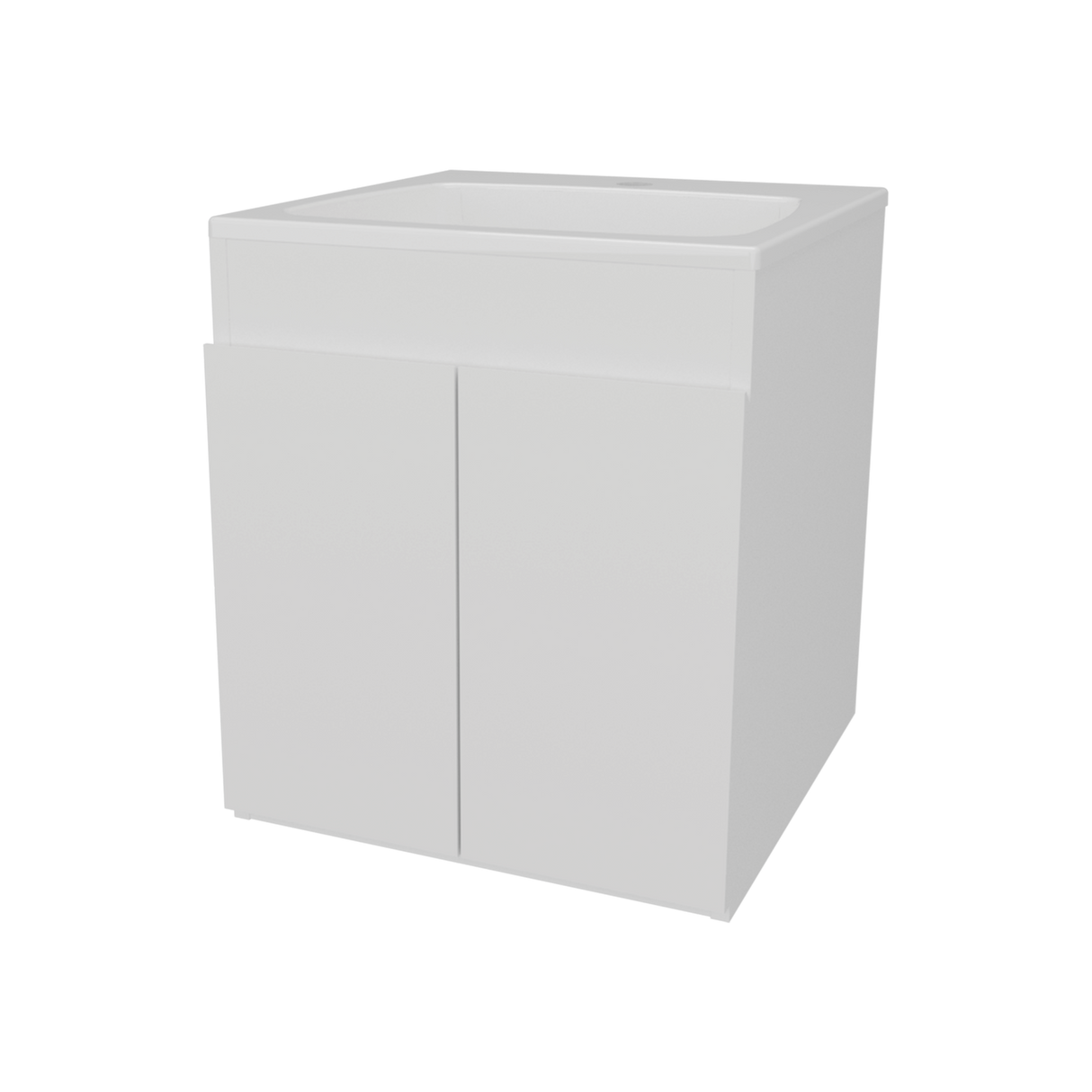 Mueble para Lavamanos Meka Blanco 45.1x53cm Individual Flotante con Lavamanos Integrado y sin Cajones - MUEBLES PARA LAVAMANOS | Bylmo