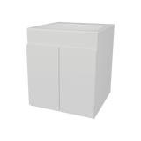 Mueble para Lavamanos Meka Blanco 45.1x53cm Individual Flotante con Lavamanos Integrado y sin Cajones - MUEBLES PARA LAVAMANOS | Bylmo