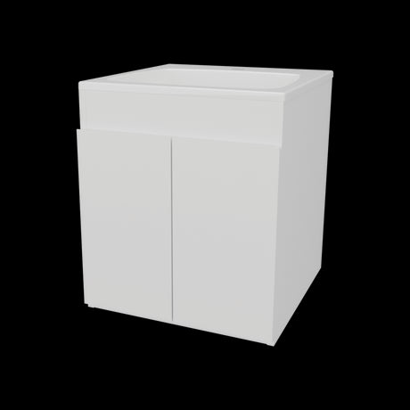 Mueble para Lavamanos Meka Blanco 45.1x53cm Individual Flotante con Lavamanos Integrado y sin Cajones - MUEBLES PARA LAVAMANOS | Bylmo