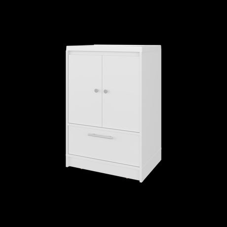 Mueble para Lavamanos Madison Blanco 60x89.7cm Individual con Lavamanos Integrado y con Un Cajón - MUEBLES PARA LAVAMANOS | Bylmo