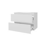 Mueble para Lavamanos Opalo Blanco 80x56.8cm Individual Flotante con Lavamanos Integrado y con Dos - MUEBLES PARA LAVAMANOS | Bylmo