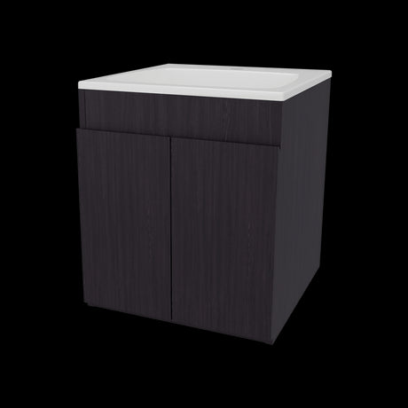 Mueble para Lavamanos Meka Wengue 45.1x53cm Individual Flotante con Lavamanos Integrado y sin Cajones - MUEBLES PARA LAVAMANOS | Bylmo