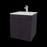 Mueble para Lavamanos Meka Wengue 45.1x53cm Individual Flotante con Lavamanos Integrado y sin Cajones - MUEBLES PARA LAVAMANOS | Bylmo