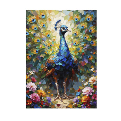 Cuadro decorativo Moderno Pavo Real Imperial 61x94cm - CUADROS | Bylmo