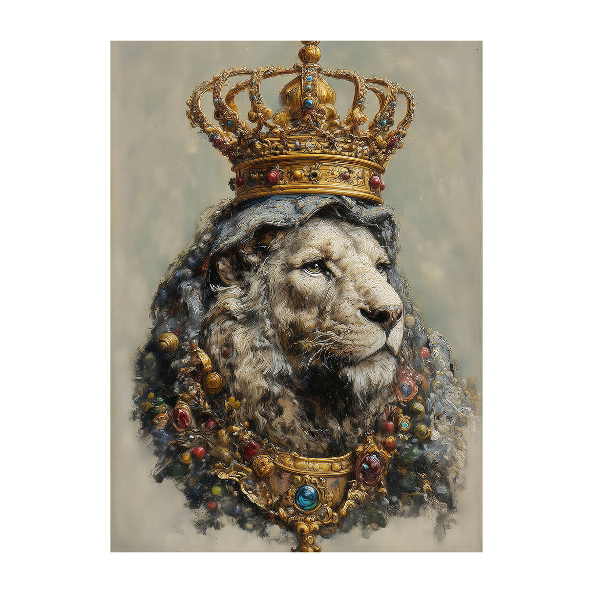 Cuadro decorativo Moderno El Trono del León 82x112cm - CUADROS | Bylmo