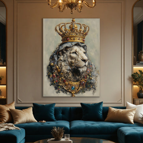 Cuadro decorativo Moderno El Trono del León 82x112cm - CUADROS | Bylmo