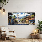 Cuadro decorativo Moderno Pueblito de Recuerdos 120x57cm - CUADROS | Bylmo