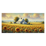 Cuadro decorativo Moderno Valle de Girasoles 120x57cm - CUADROS | Bylmo