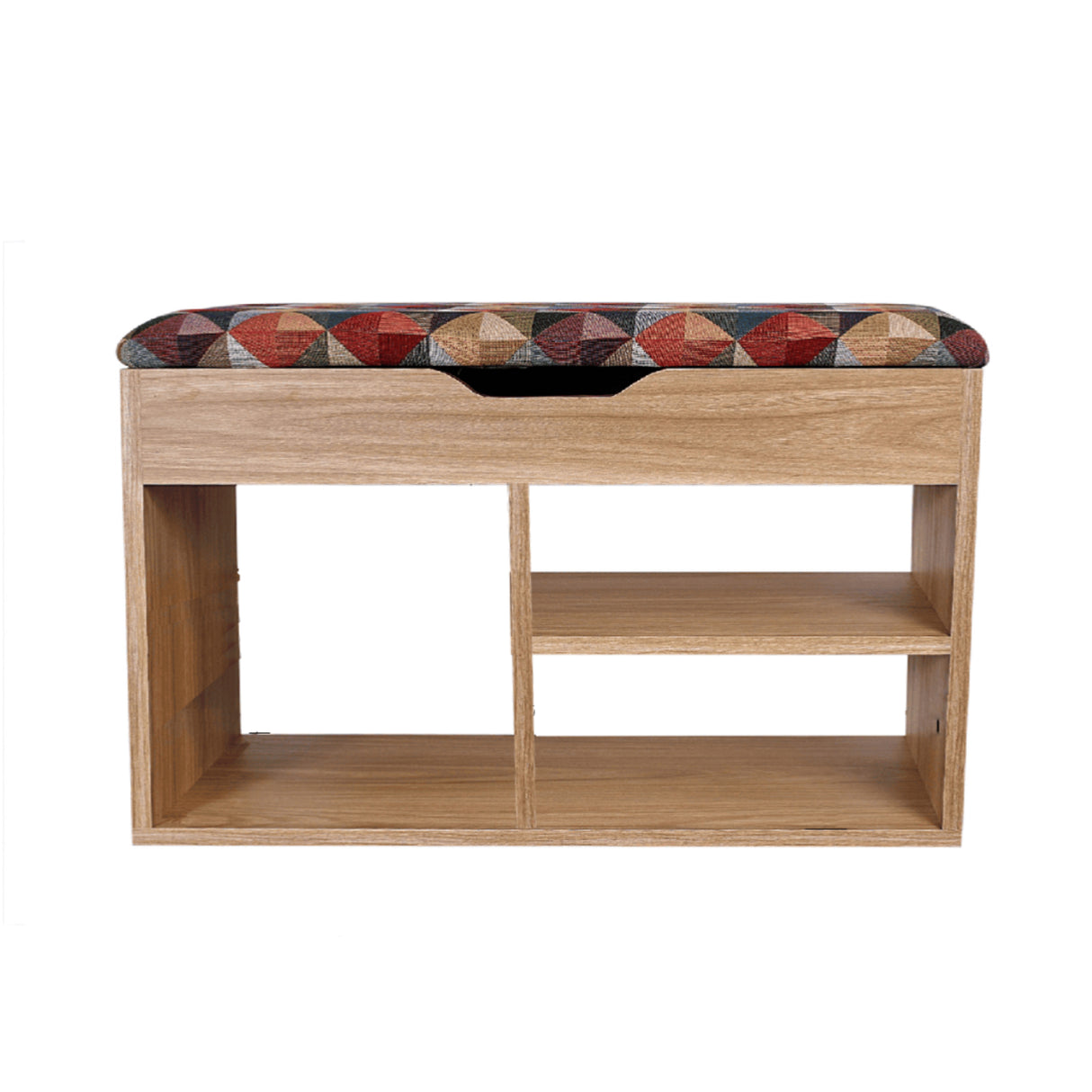 Zapatero Colors 80x46.5cm de Dos Niveles para Seis Pares con Asiento Integrado - ZAPATEROS | Bylmo