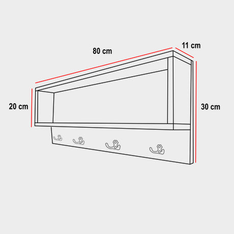 Combo Zapatero y Perchero Colors 80x46.5cm de Dos Niveles para Seis Pares con Asiento Integrado - ZAPATEROS | Bylmo