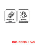 Tocador Mallorca Blanco 70x140cm De Un Puesto con Espejo - TOCADORES | Bylmo