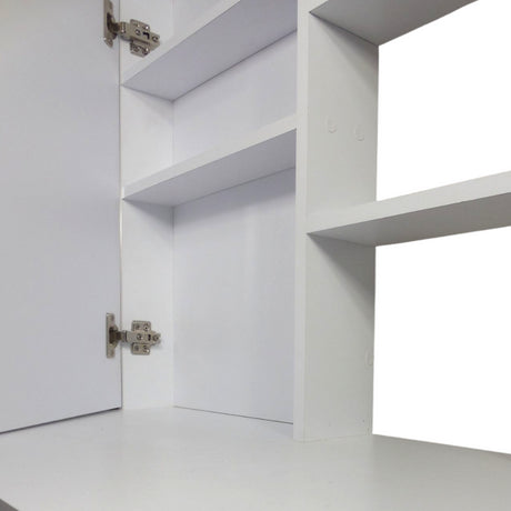 Tocador Mallorca Blanco 70x140cm De Un Puesto con Espejo - TOCADORES | Bylmo