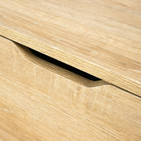 Mesa de Centro Rectangular Dreams Vienes y Blanco 80x40cm con Patas y con Compartimiento - MESAS DE CENTRO | Bylmo