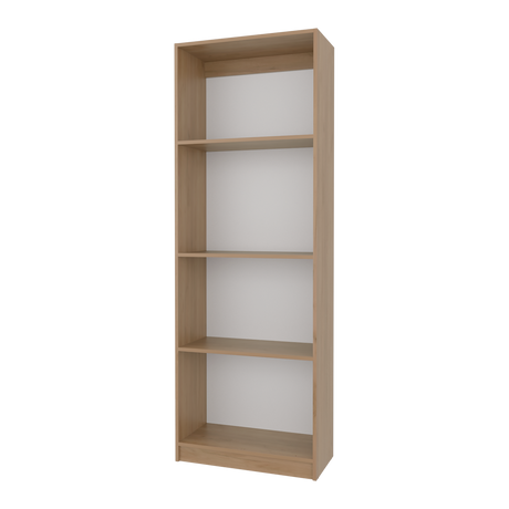 Biblioteca Home Fresno 62.8x180.6cm Rectangular con Cuatro Compartimientos - BIBLIOTECAS Y ESTANTERIAS | Bylmo
