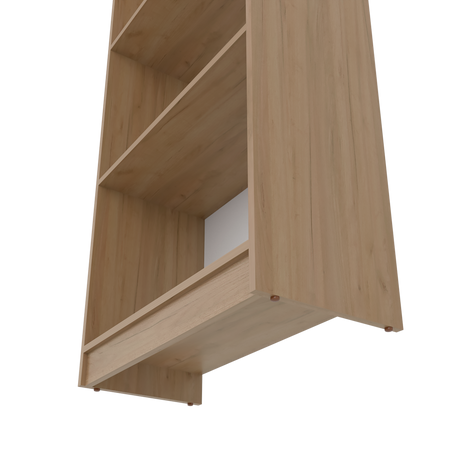 Biblioteca Home Fresno 62.8x180.6cm Rectangular con Cuatro Compartimientos - BIBLIOTECAS Y ESTANTERIAS | Bylmo