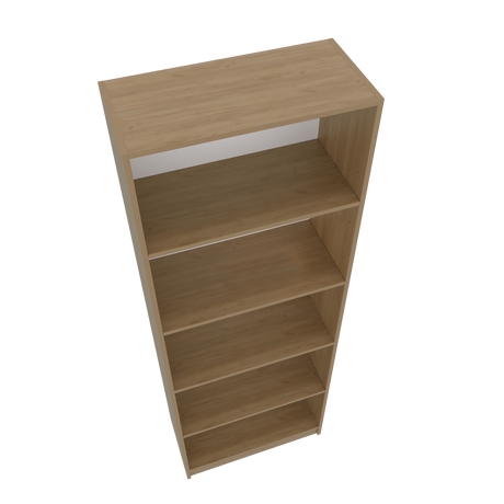 Estantería Home Fresno 62.8x180.6cm Rectangular con Cuatro Compartimientos - BIBLIOTECAS Y ESTANTERIAS | Bylmo