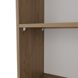 Biblioteca Home Fresno 45x180.6cm Rectangular con Cinco Compartimientos - BIBLIOTECAS Y ESTANTERIAS | Bylmo