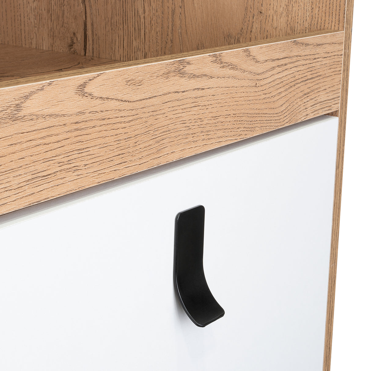 Bar Esquinero Huna Macadamia 46.9x46.9cm con Cuatro Portacopas y Seis Portabotellas - BARES | Bylmo