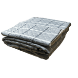 Colcha Sherpa Cationica Gris y Azul 280x230cm para Cama King 200 X 200 Cm - TENDIDOS Y CUBRELECHOS | Bylmo