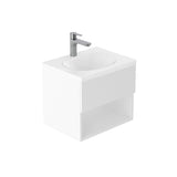 Kit Mueble con Lavamanos Individual Flotante Rayo Eco Blanco 48x40cm Sin Cajones y Sin Puertas - MUEBLES PARA LAVAMANOS | Bylmo