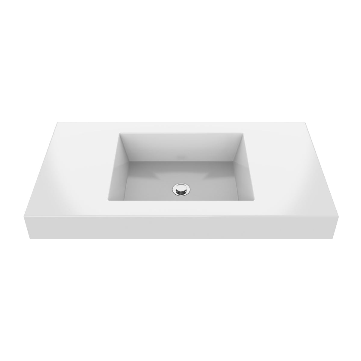 Kit Mueble con Lavamanos Individual Básico Oslo Blanco 94x86cm con Dos Puertas - MUEBLES PARA LAVAMANOS | Bylmo