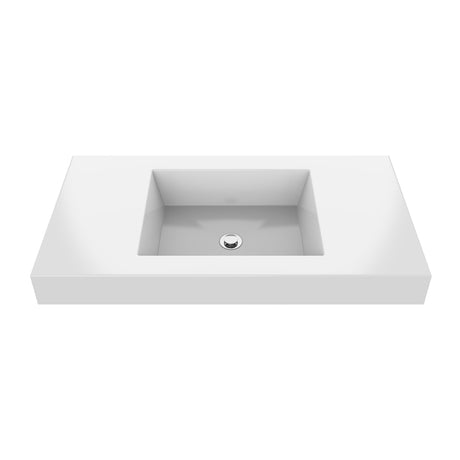 Kit Mueble con Lavamanos Individual Básico Oslo Blanco 94x86cm con Dos Puertas - MUEBLES PARA LAVAMANOS | Bylmo