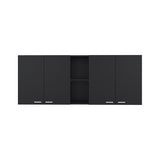 Gabinete de Cocina Portofino Wengue 150x60cm Con Cuatro Cajones cn Espacio para Extractor y con Locero - MUEBLES SUPERIORES DE COCINA | Bylmo