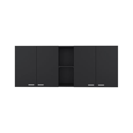 Gabinete de Cocina Portofino Wengue 150x60cm Con Cuatro Cajones cn Espacio para Extractor y con Locero - MUEBLES SUPERIORES DE COCINA | Bylmo