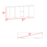 Gabinete de Cocina Portofino Wengue 150x60cm Con Cuatro Cajones cn Espacio para Extractor y con Locero - MUEBLES SUPERIORES DE COCINA | Bylmo