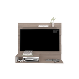 Panel de TV Beijing Bardolino y Blanco 140x120cm Para TV Hasta 55 Pulgadas con Cinco Compartimientos - MUEBLES DE TV | Bylmo