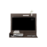 Panel de TV Beijing Milan y Wengue 140x120cm Para TV Hasta 55 Pulgadas con Cinco Compartimientos - MUEBLES DE TV | Bylmo