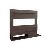 Panel de TV Beijing Milan y Wengue 140x120cm Para TV Hasta 55 Pulgadas con Cinco Compartimientos - MUEBLES DE TV | Bylmo