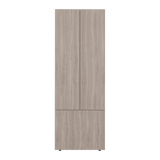 Closet Tuhogar Bardolino y Blanco 60x170cm con Cuatro Compartimientos y con Tres Puertas - CLOSETS | Bylmo