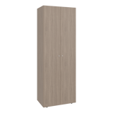 Closet Tuhogar Bardolino y Blanco 60x170cm con Tres Compartimientos y con Dos Puertas - CLOSETS | Bylmo