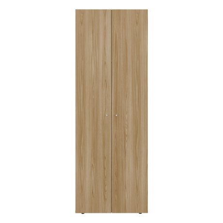 Closet Tuhogar Fresno y Blanco 60x170cm con Cuatro Compartimientos y con Dos Puertas - CLOSETS | Bylmo